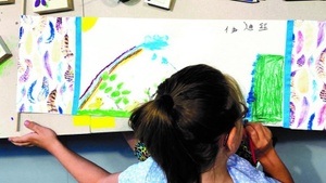 Geschichten zum Aufrollen. Drop-In-Workshop für Familien mit Kindern