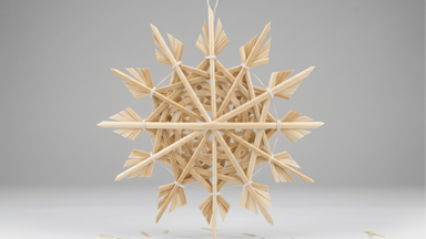 Strohsterne binden / Straw Star Binding