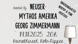 Liedersofa Cologne mit Neuser, Mythos Amerika & Georg Zimmermann