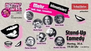 BESTE Comedy klimatisiert! Stand up in der BESTE Bar im Wedding direkt am Leopoldplatz 19:30 Uhr