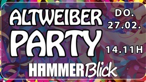 Altweiber Party im HammerBlick