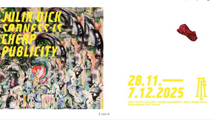 SADNESS IS CHEAP PUBLICITY- AUSSTELLUNG JULIA DICK