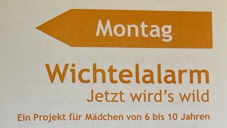 Kratzbürsten-Montag: Wichtelalarm - Jetzt wird's wild (Ein Projekt für Mödchen von 6 - 10 Jahre)