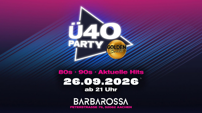 𝐆𝐨𝐥𝐝𝐞𝐧 𝐁𝐞𝐚𝐭𝐬 – 𝐝𝐢𝐞 𝐠𝐫𝐨ß𝐞 Ü𝟒𝟎 𝐏𝐚𝐫𝐭𝐲 𝐢𝐧 𝐀𝐚𝐜𝐡𝐞𝐧 ✨