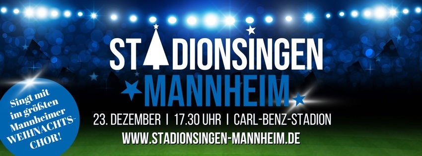 Stadionsingen 2024 - Weihnachtsliedersingen im Stadion