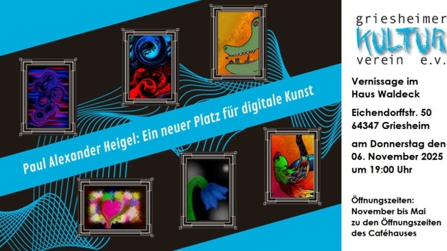 Ausstellung - Paul Alexander Heigel: Ein neuer Platz für digitale Kunst
