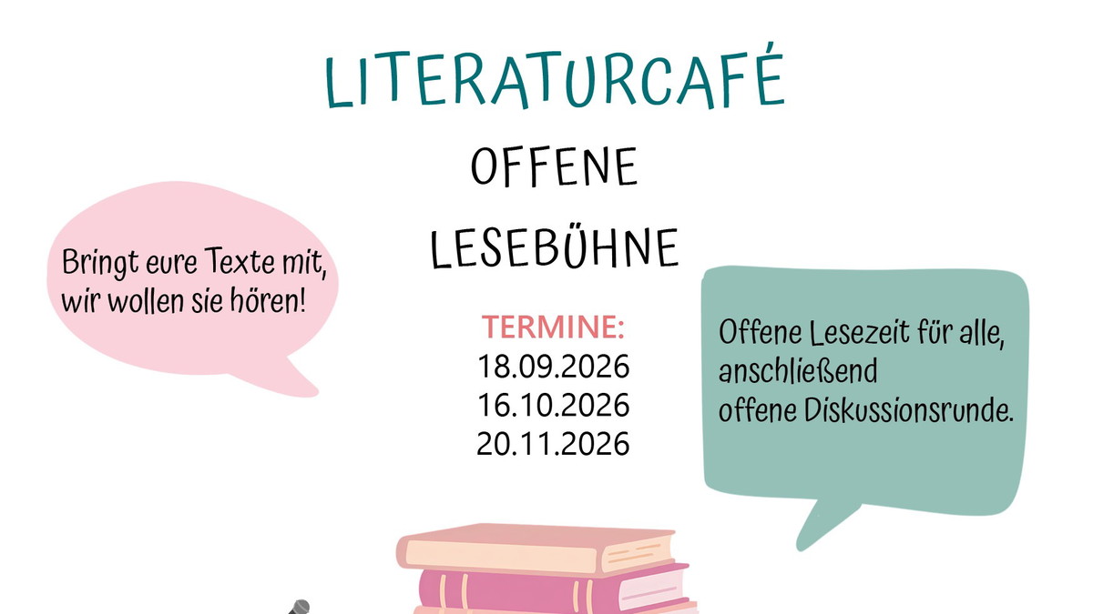 Titelbild der Veranstaltung Offene Lesebühne