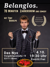 "Belanglos" 70 Min. Zaubershow und Comedy im Nyx