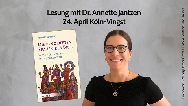 Die ignorierten Frauen der Bibel - Lesung und Gespräch mit Annette Jantzen