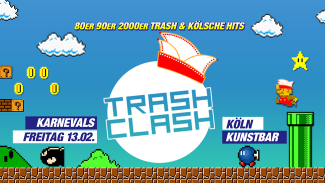 TRASH CLASH • 90er 00er Trash • Kunstbar