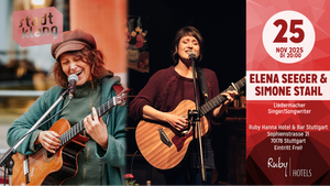 «stadtklang» mit ELENA SEEGER & SIMONE STAHL | live @ Ruby Hanna Hotel & Bar