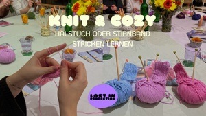 STRICKEN LERNEN - Mache dir dein eigenes Halstuch oder Stirnband
