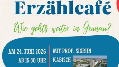 Erzählcafé - "Wie geht's weiter in Grünau?" mit Prof. Dr. Sigrun Kabisch