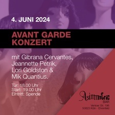 Konzert: Gibrana Cervantes, Jeannette Petrik, Lori Goldston & Mik Quantius.