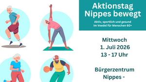 Nippes bewegt - Aktionstag ab 60+