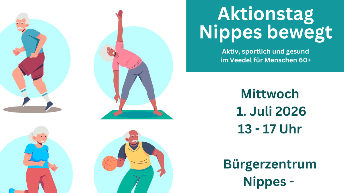 Nippes bewegt - Aktionstag ab 60+