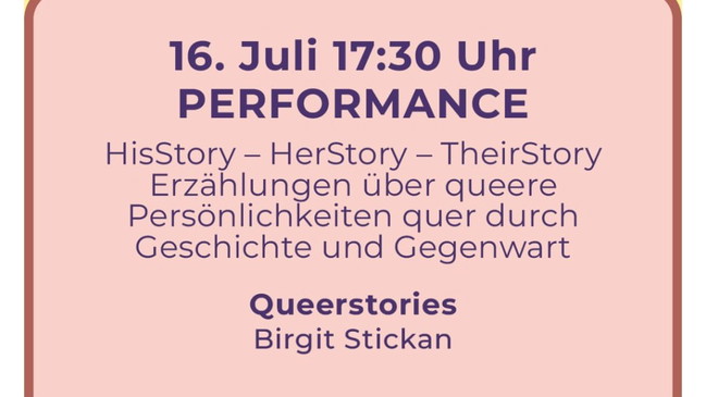 Politabend im Irgendwo: „Queerstories – HisStory · HerStory · TheirStory“