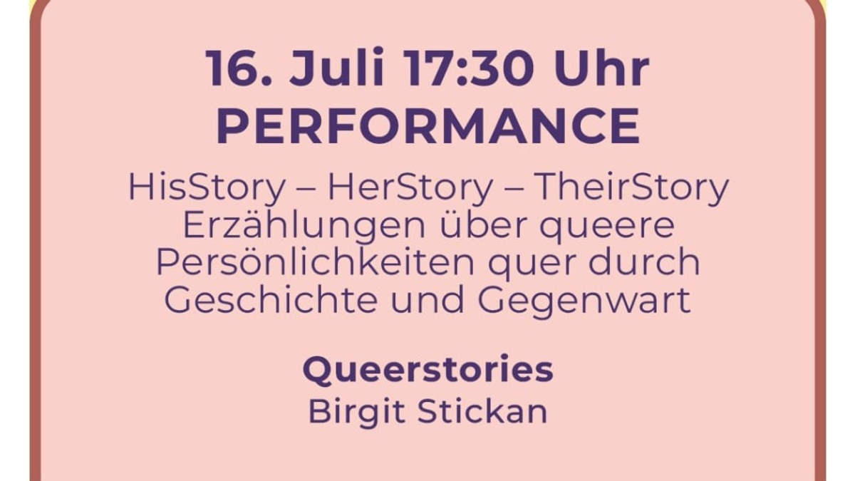 Politabend im Irgendwo: „Queerstories – HisStory · HerStory · TheirStory“