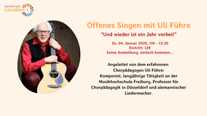 Neujahrs-Singen mit Uli Führe