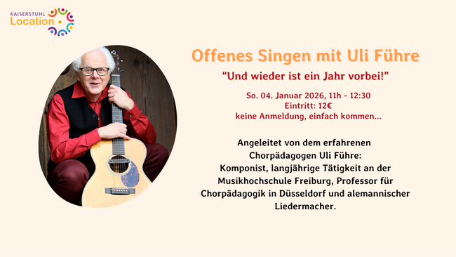 Neujahrs-Singen mit Uli Führe