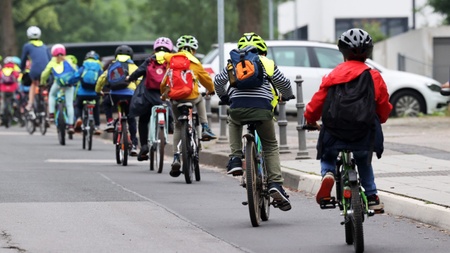 Fahrradtraining für Kinder in Aachen-Brand