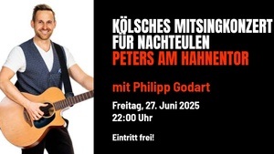 MitSingKunzät vür Naaksüüle, kostenloses Mitsingkonzert mit Philipp Godart
