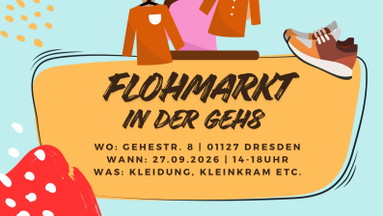 Bunter Flohmarkt (von Kleidung bis Kleinkram) in der GEH8
