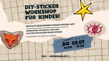 DIY-Sticker-Workshop für Kinder - Gestalte dein eigenes cooles Sticker-Set!