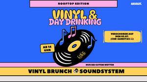 VINYL & DAYDRINKING – ROOFTOP EDITION 🧡 🎧