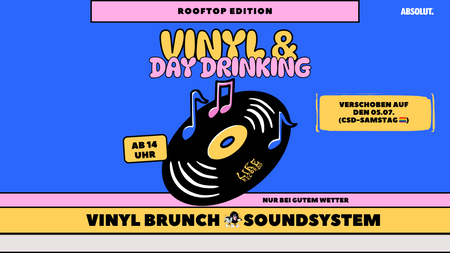 VINYL & DAYDRINKING – ROOFTOP EDITION 🧡 🎧