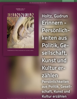 Lesung aus dem Fotobildband "Erinnern - Peter Guelke, Michael Knochen, Irmgard Schmid" mit der Autorin/Journalistin Gudrun Holtz