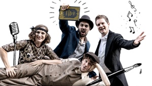 Robert Nippoldt und das Green Light Ensemble mit "Der Große Gatsby" (musikalische Lesung mit Live-Zeichnungen)