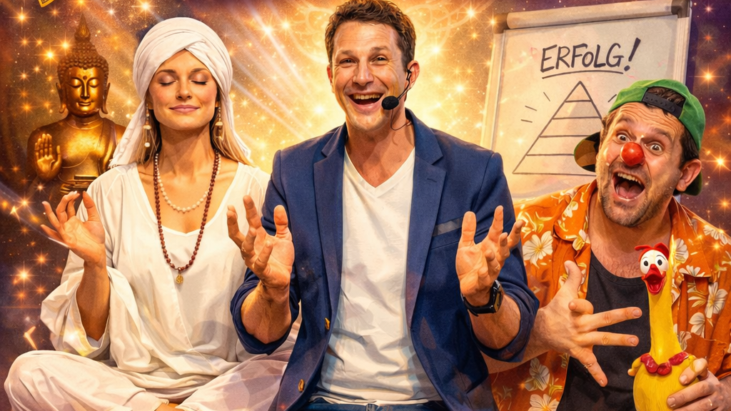 Spiritualität, Coaching & Klamauk - Erleuchtung war noch nie so unangenehm