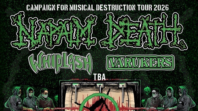 Napalm Death • Campaign for Musical Destruction 2026