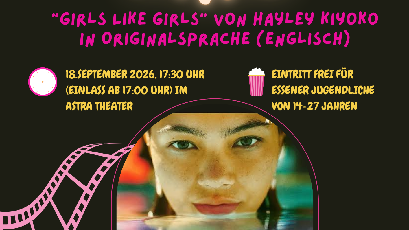 Kostenfreie Filmvorstellung "Girls like Girls" für junge Menschen im Alter von 14-27 Jahren