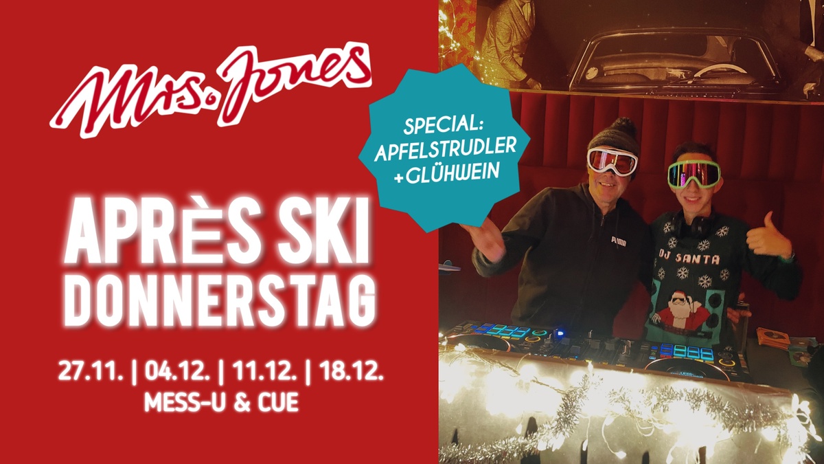 APRÈS SKI DONNERSTAG