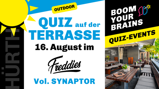 Terrassen-Quiz Hürth | Vol. Synaptor | Boom Your Brains