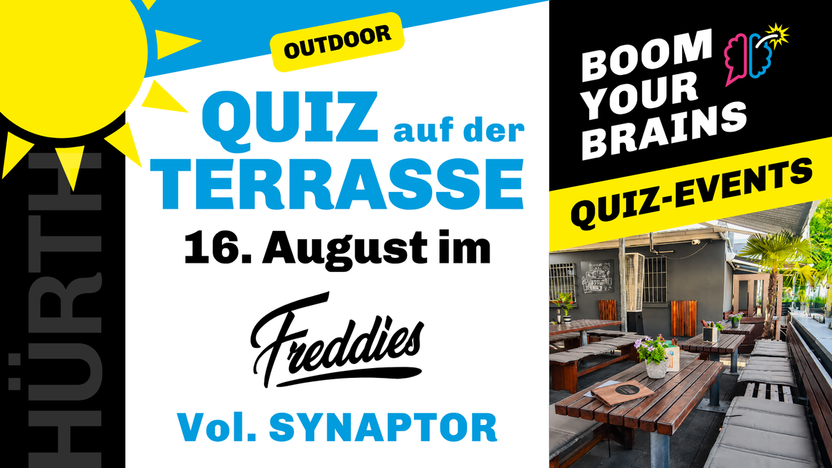 Terrassen-Quiz Hürth | Vol. Synaptor | Boom Your Brains