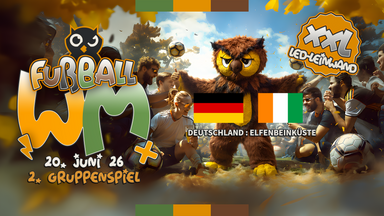 2. Gruppenspiel / Deutschland - Elfenbeinküste / Fanfest Mitte auf XXL LED-Leinwand