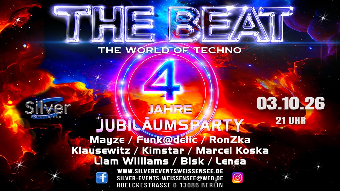 THE BEAT - World of Techno - Jubiläumsparty