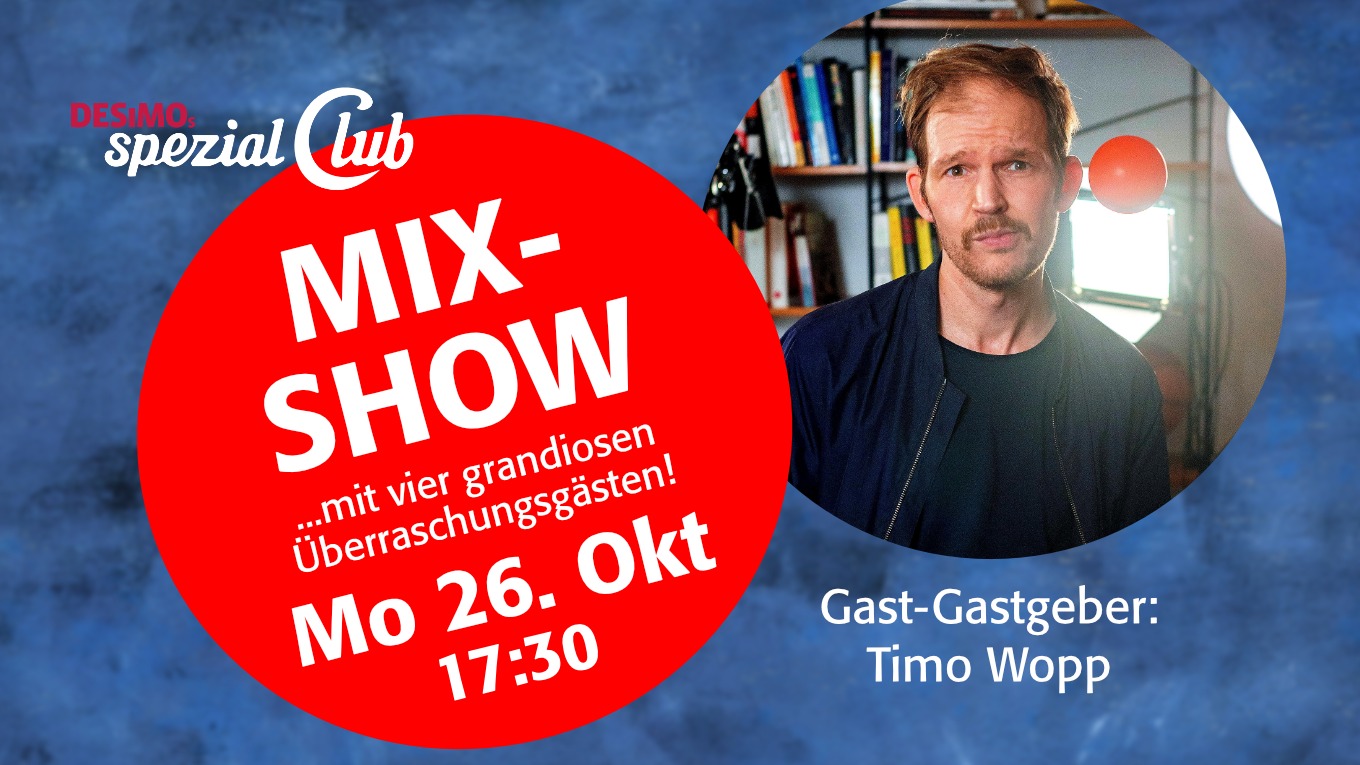 17:30 Club Mix-Show im Apollo • Die Überraschungs-MIX-Show. Hannover lacht! ...after work...