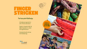 Ferienworkshop Fingerhäkeln mit Kulturverstrickungen e.V.