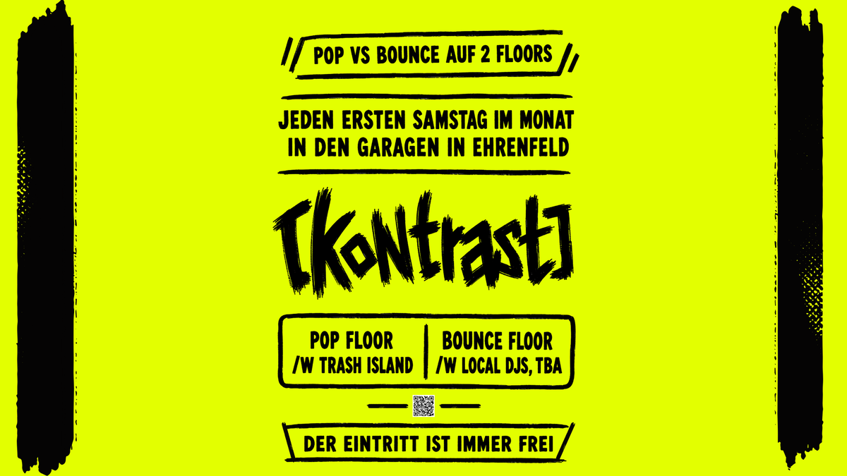 Titelbild der Veranstaltung KONTRAST - POP VS. BOUNCE auf 2 Floors