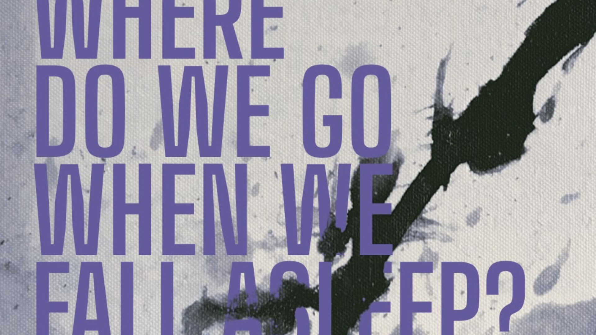 Exhibition: Where do we go when we fall asleep?