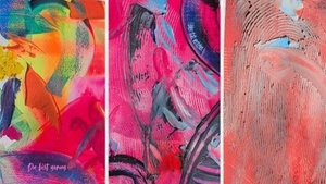 Abstrakte Leinwandkunst