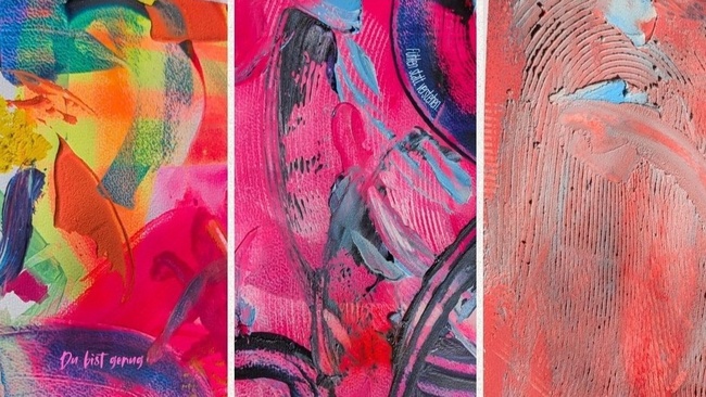 Abstrakte Leinwandkunst