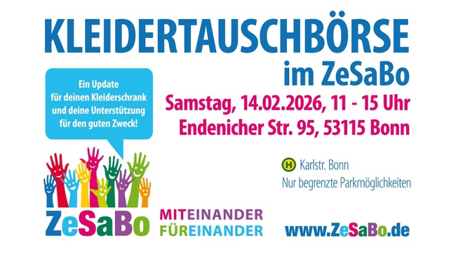 Kleidertauschbörse im ZeSaBo 🌍 💚