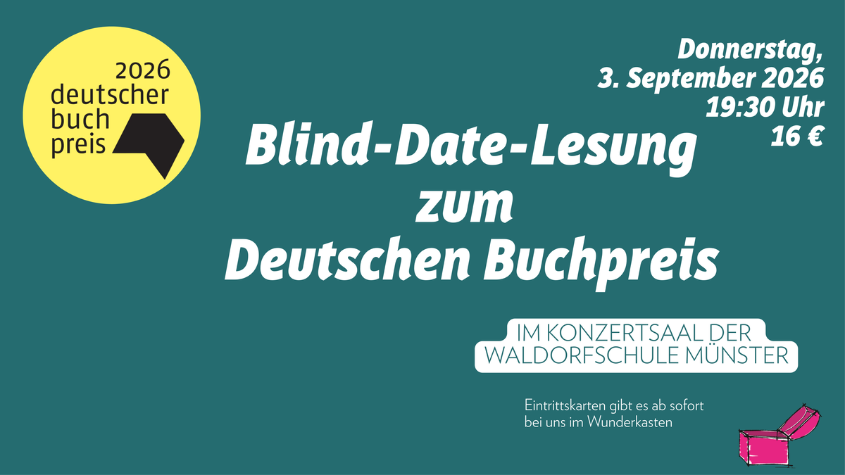 Titelbild der Veranstaltung Blind-Date-Lesung zum Deutschen Buchpreis