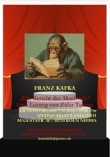 LESUNG - Franz KAFKA "Ein Bericht einer Akademie", vorgetragen vom Schauspieler und Regisseur Zafer Tursun