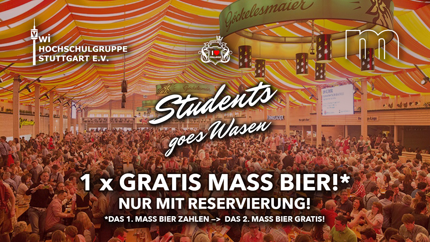 Students goes Wasen - Mi. 07.10.26 @ Göckelesmaier